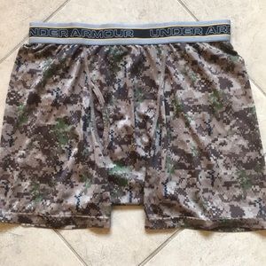 Under armor digital camo compression shorts